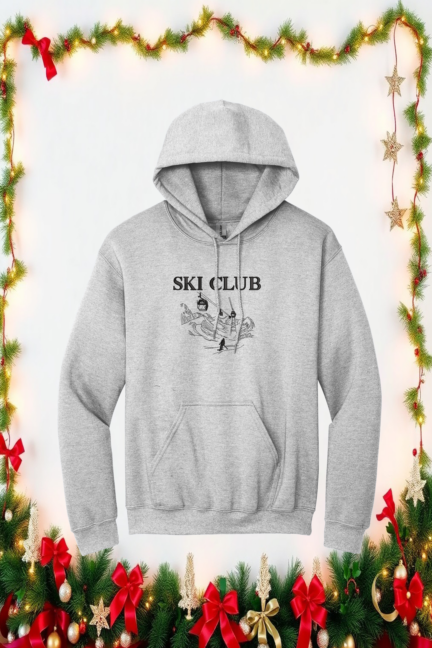 Hoodie Brodé Ski Club