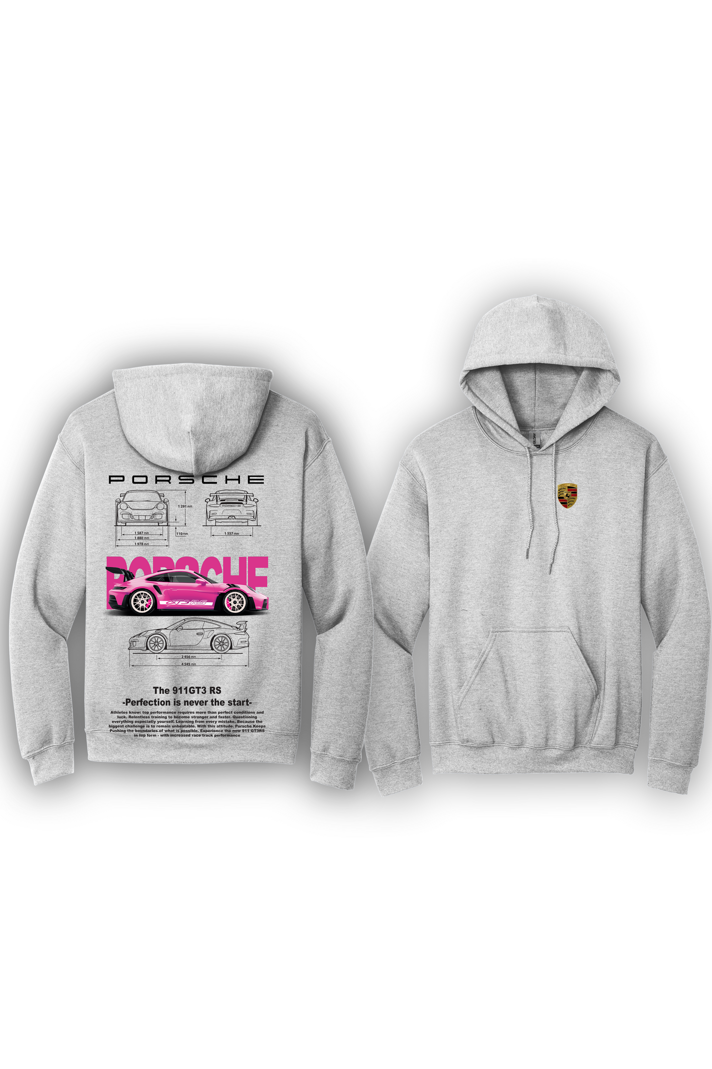 Hoodie Porsche 911 GT3RS Rose