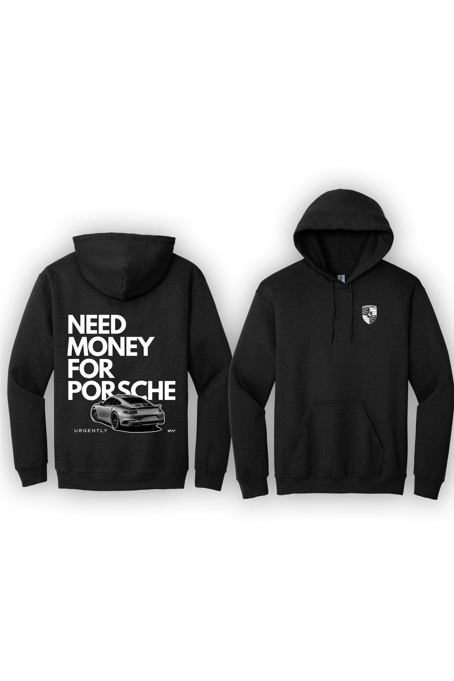 Hoodie Need Money For Porsche Graphic