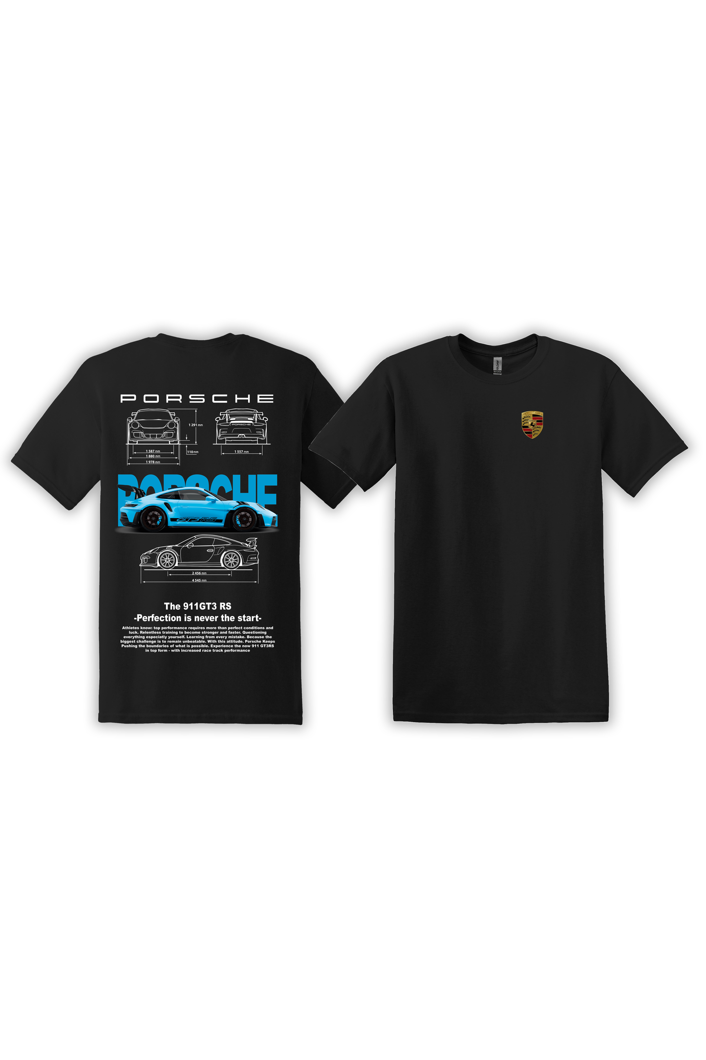 T-Shirt Porsche 991 GT3RS Blue