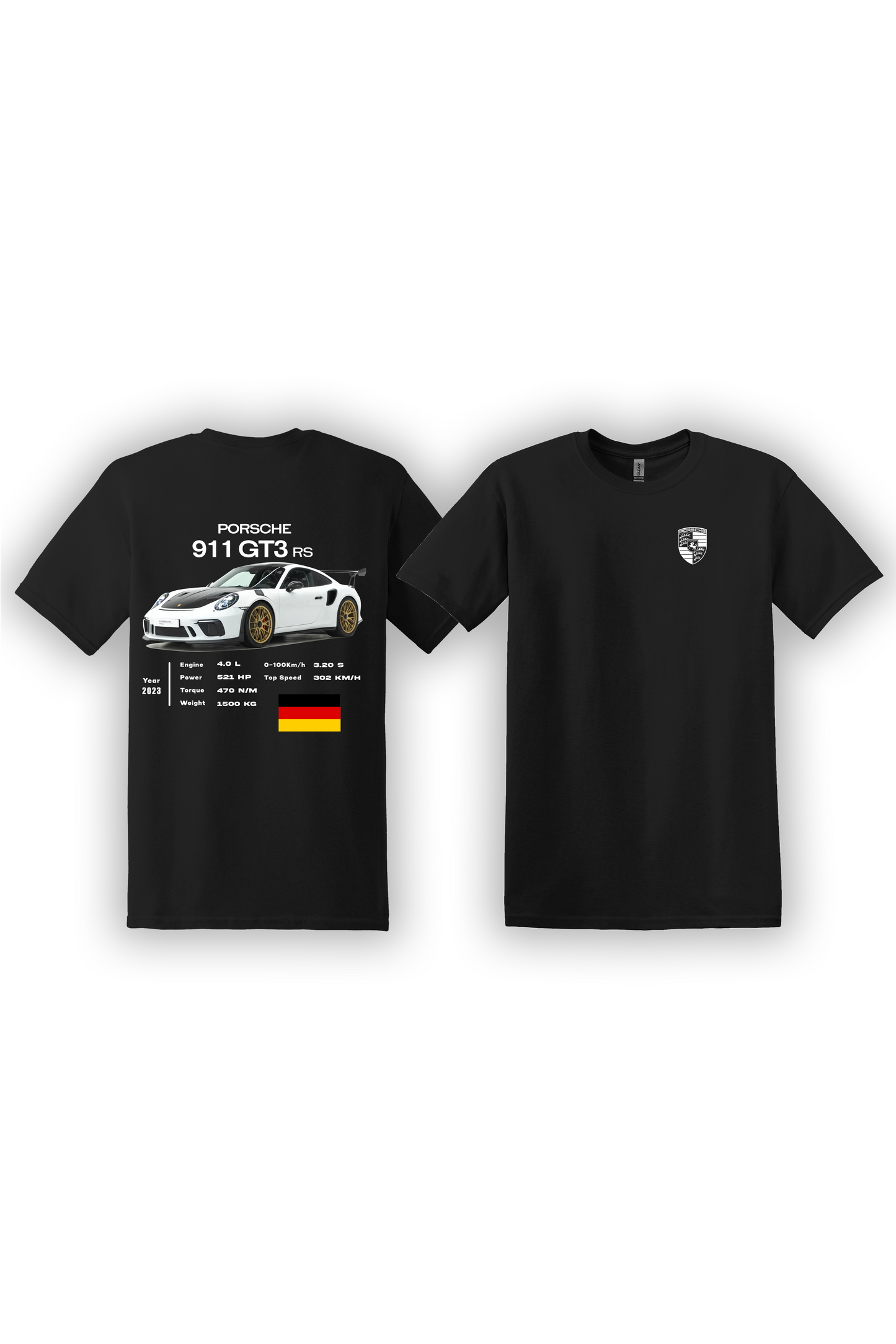 T-Shirt GT3RS Stats