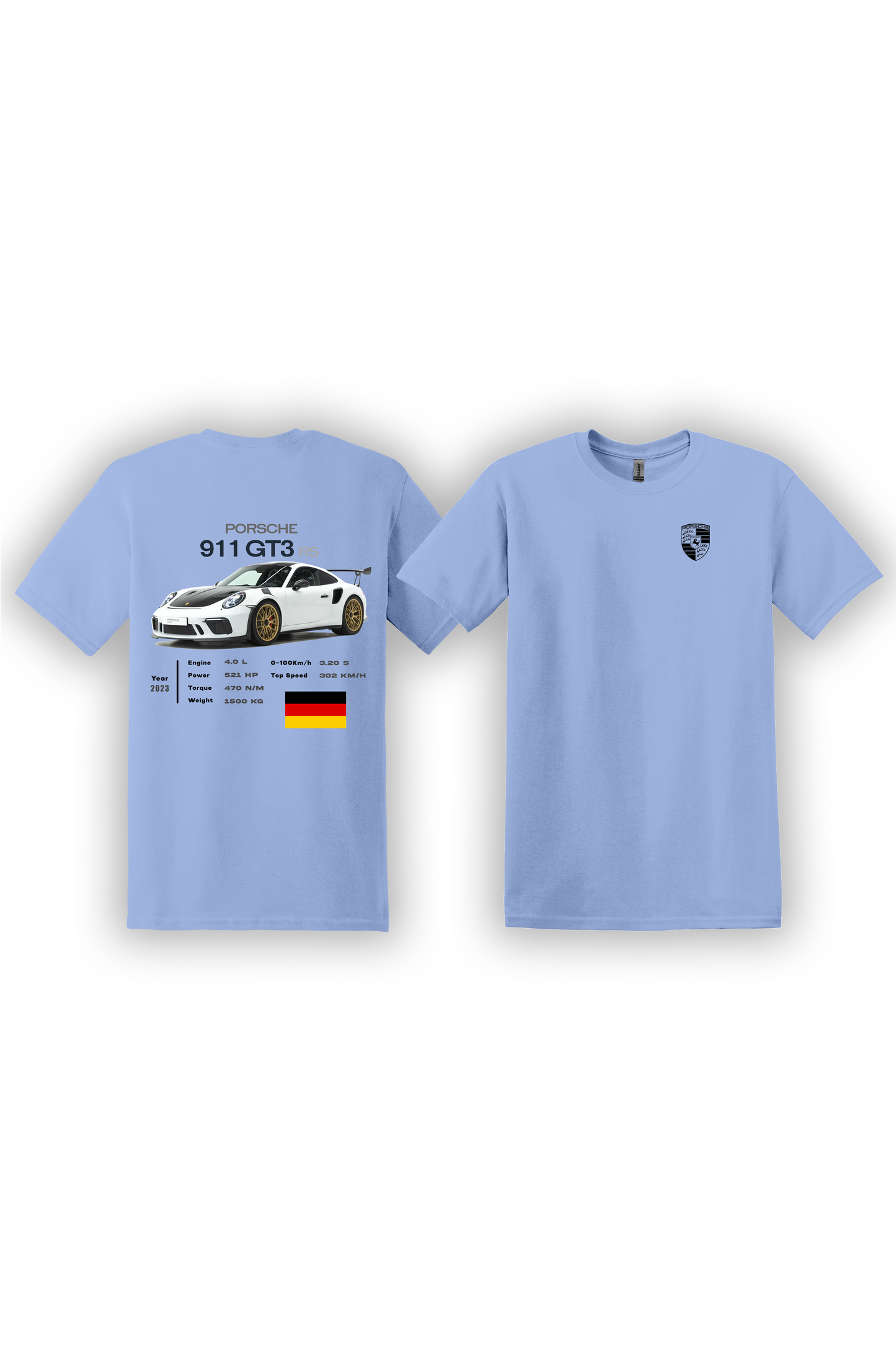 T-Shirt GT3RS Stats