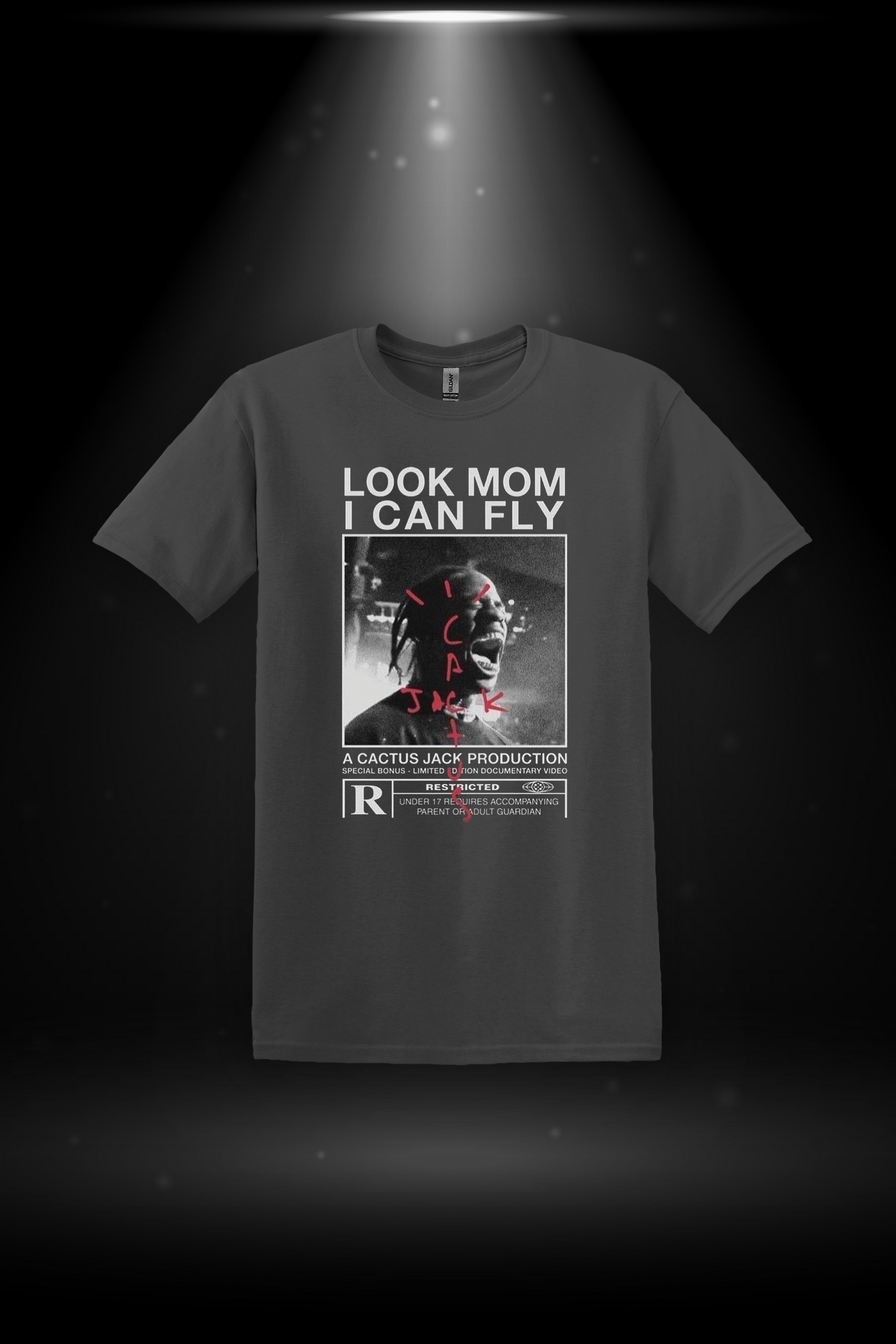 T-Shirt Travis Scott Look Mom I Can Fly