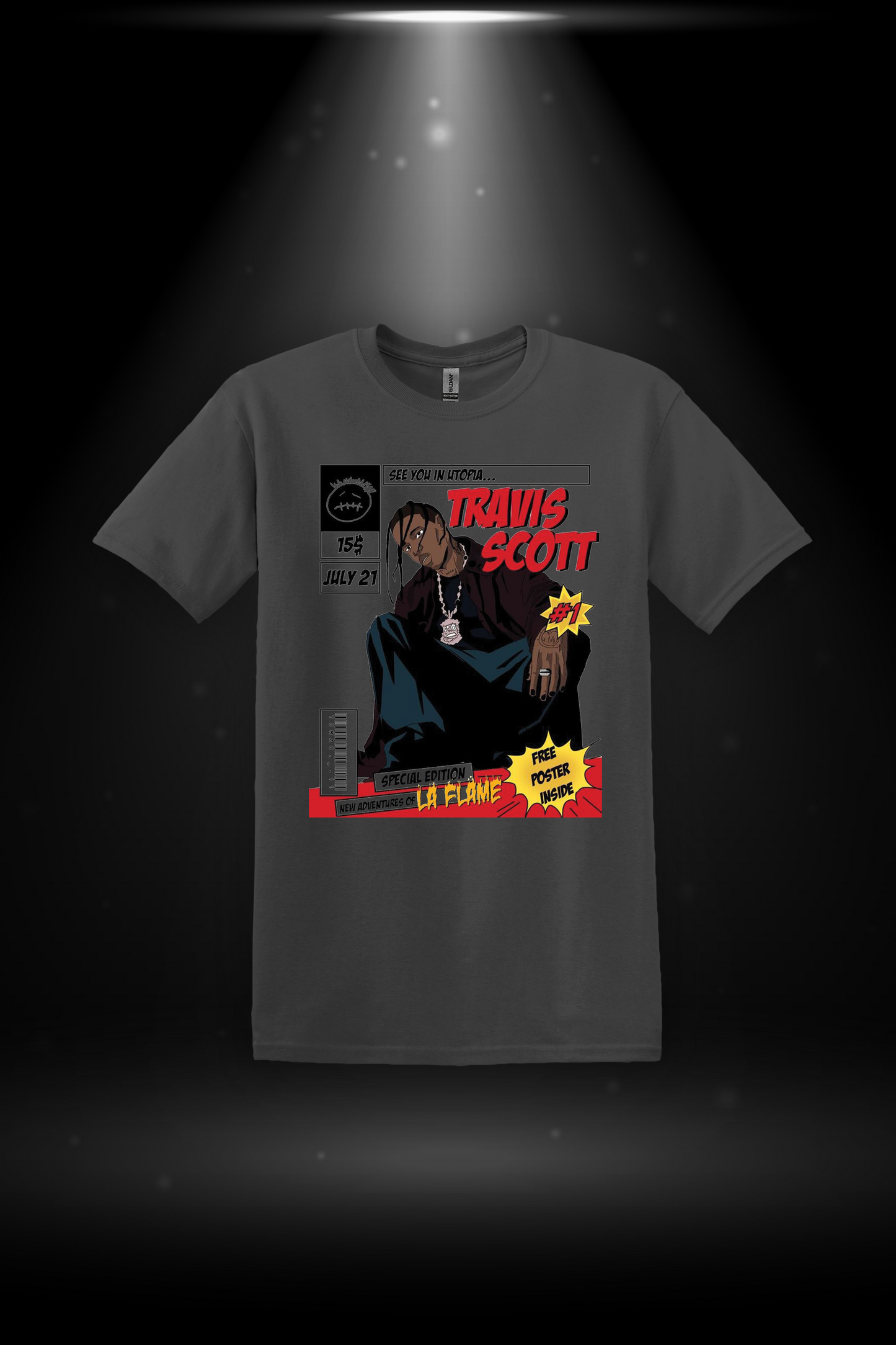 T-Shirt Travis Scott Comic