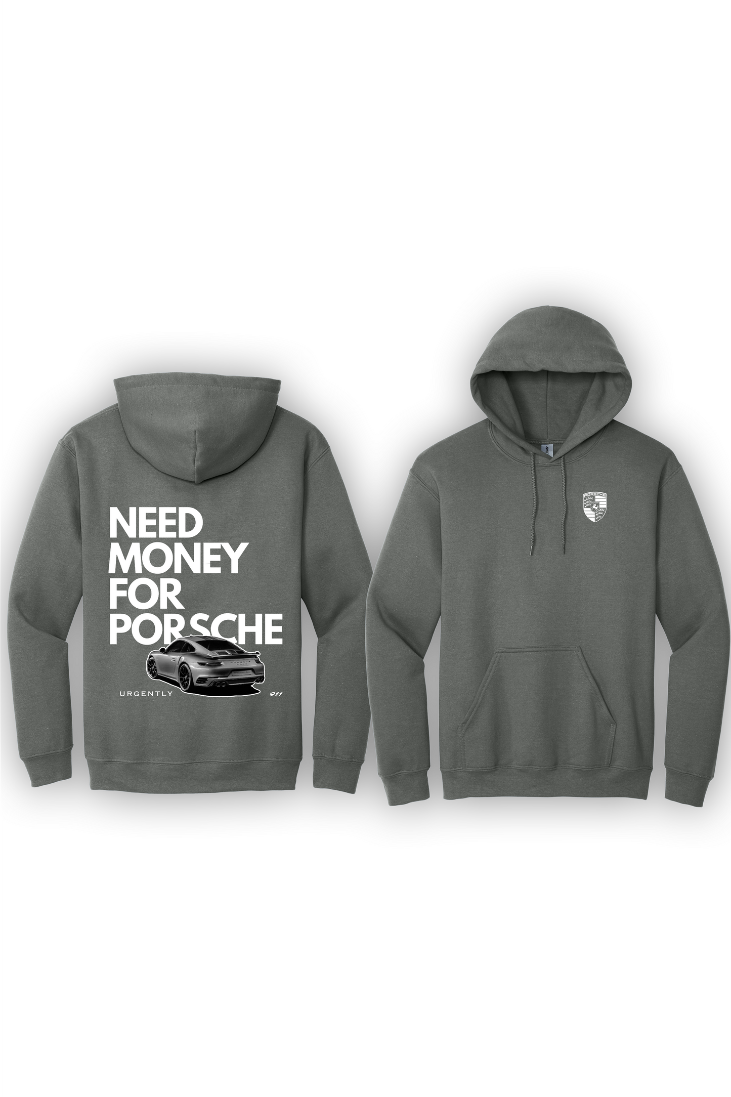 Hoodie Need Money For Porsche Graphic