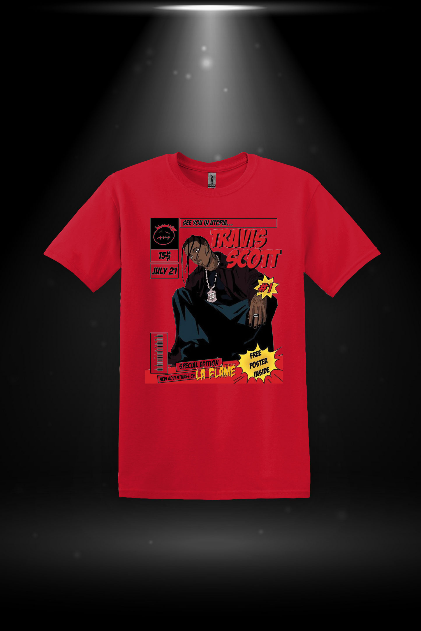 T-Shirt Travis Scott Comic