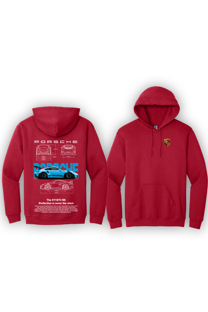 Hoodie Porsche 911 GT3RS Bleu