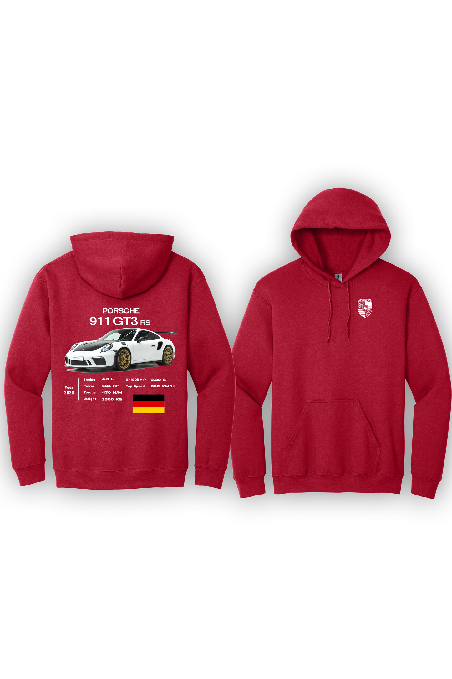 Hoodie GT3RS Stats