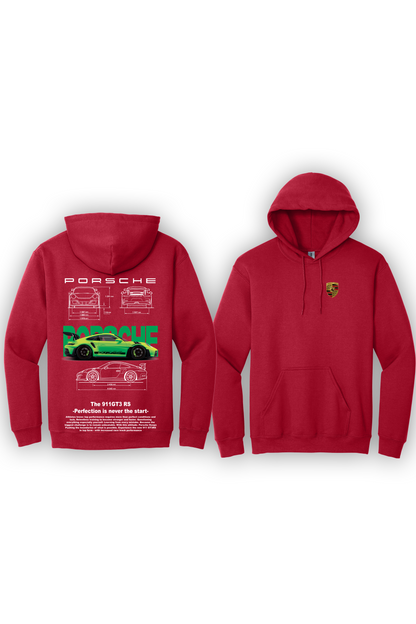 Hoodie Porsche 911 GT3RS Vert