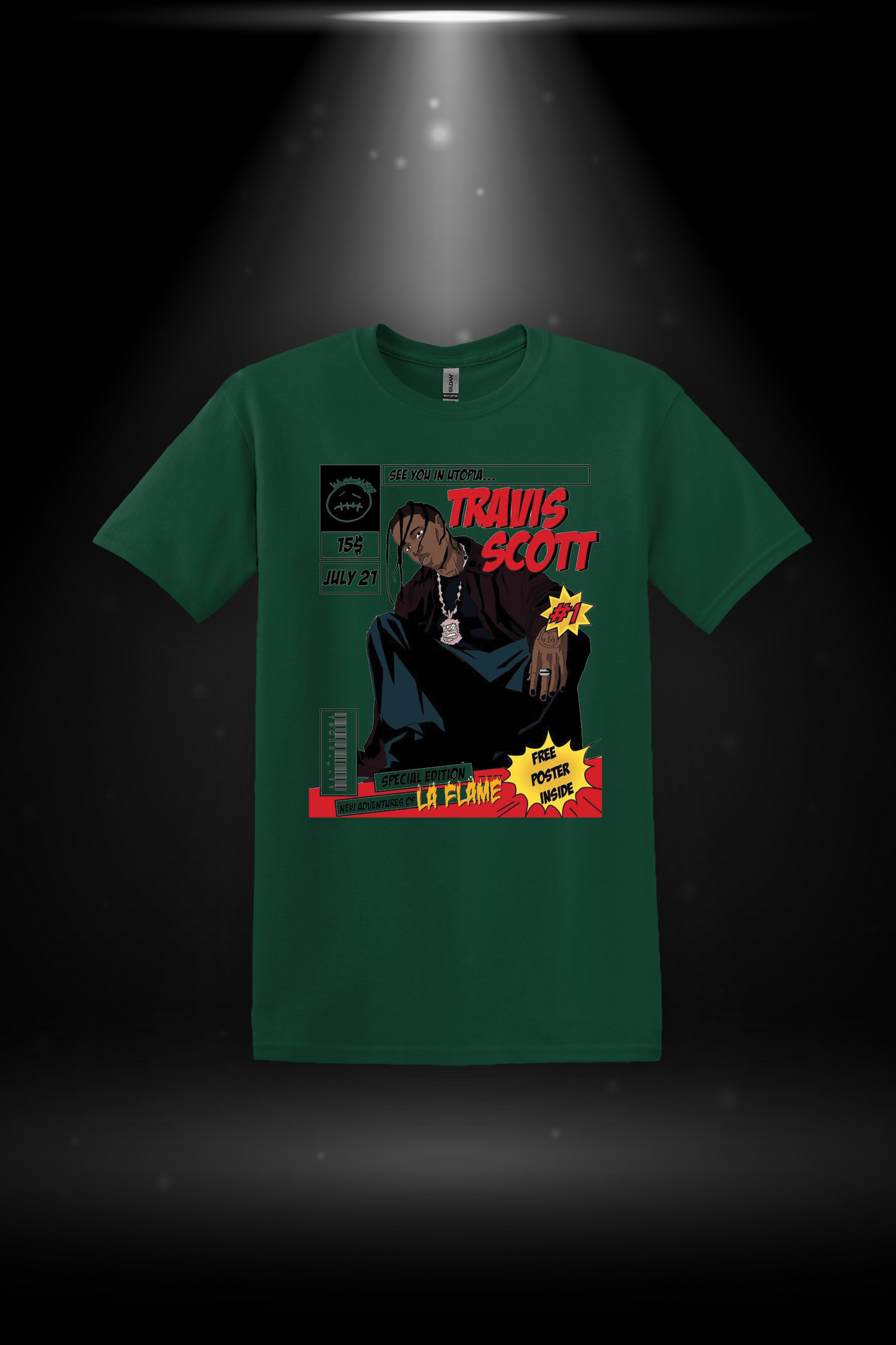 T-Shirt Travis Scott Comic