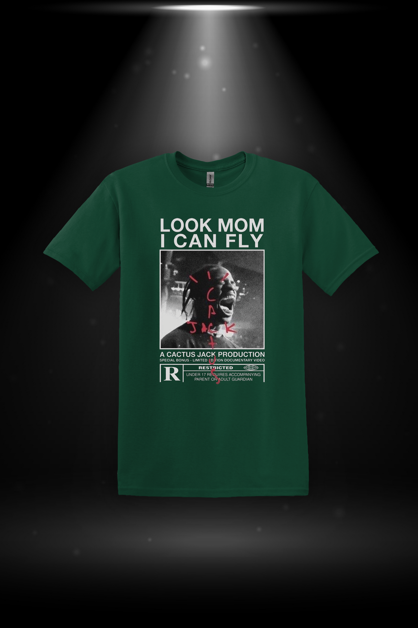 T-Shirt Travis Scott Look Mom I Can Fly