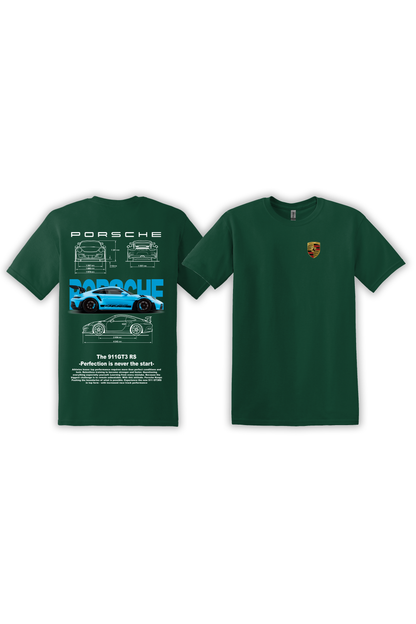 T-Shirt Porsche 991 GT3RS Blue