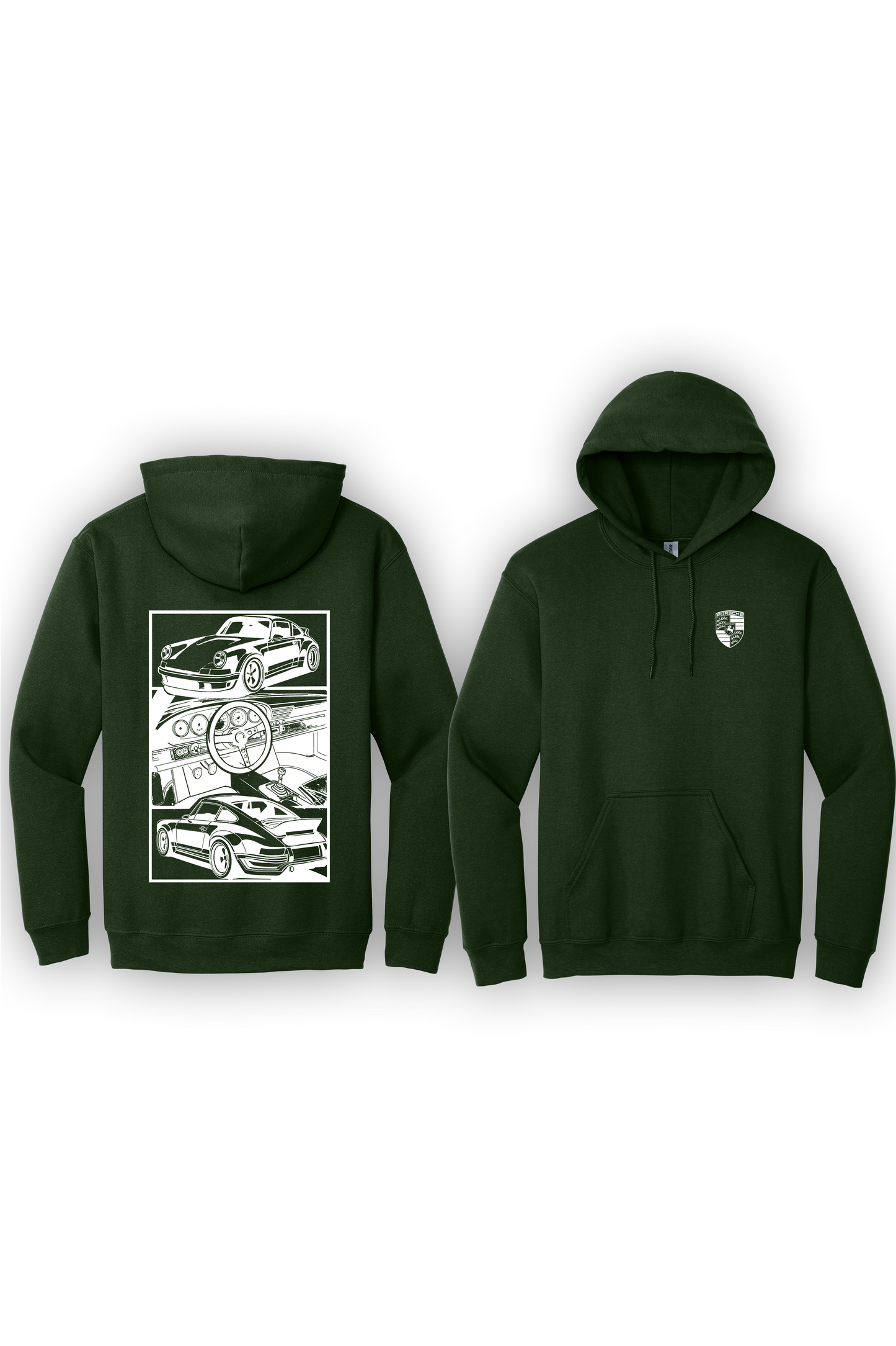 Hoodie Porsche Graphic