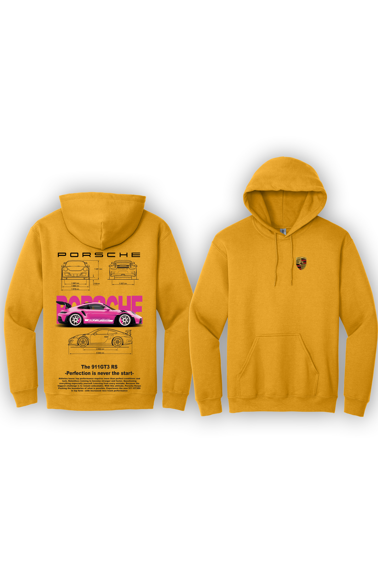 Hoodie Porsche 911 GT3RS Rose