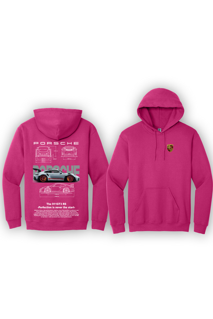 Hoodie Porsche 911 GT3RS Argent