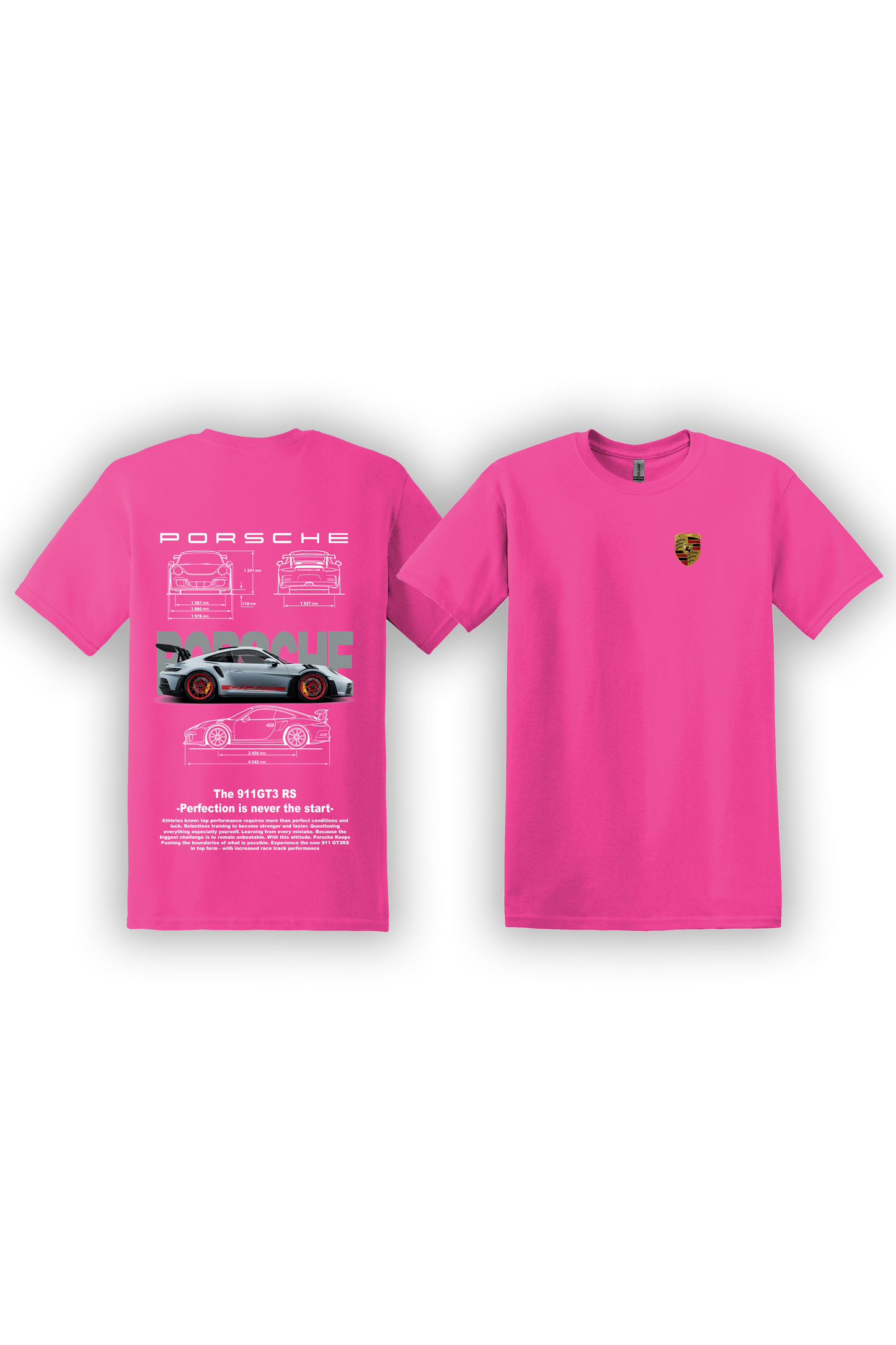 T-Shirt Porsche 991 GT3RS Argent