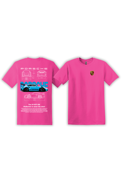 T-Shirt Porsche 991 GT3RS Blue