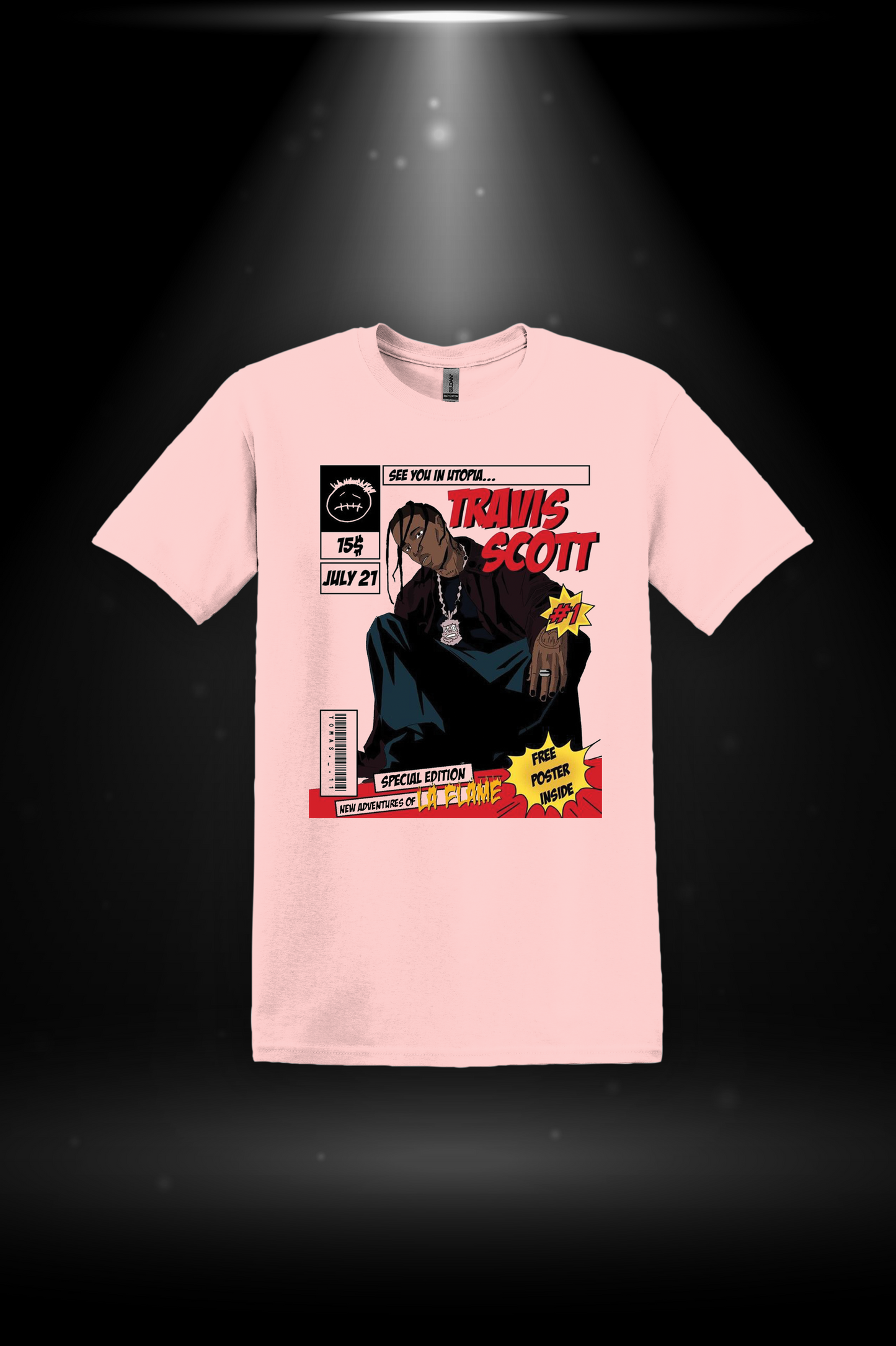 T-Shirt Travis Scott Comic