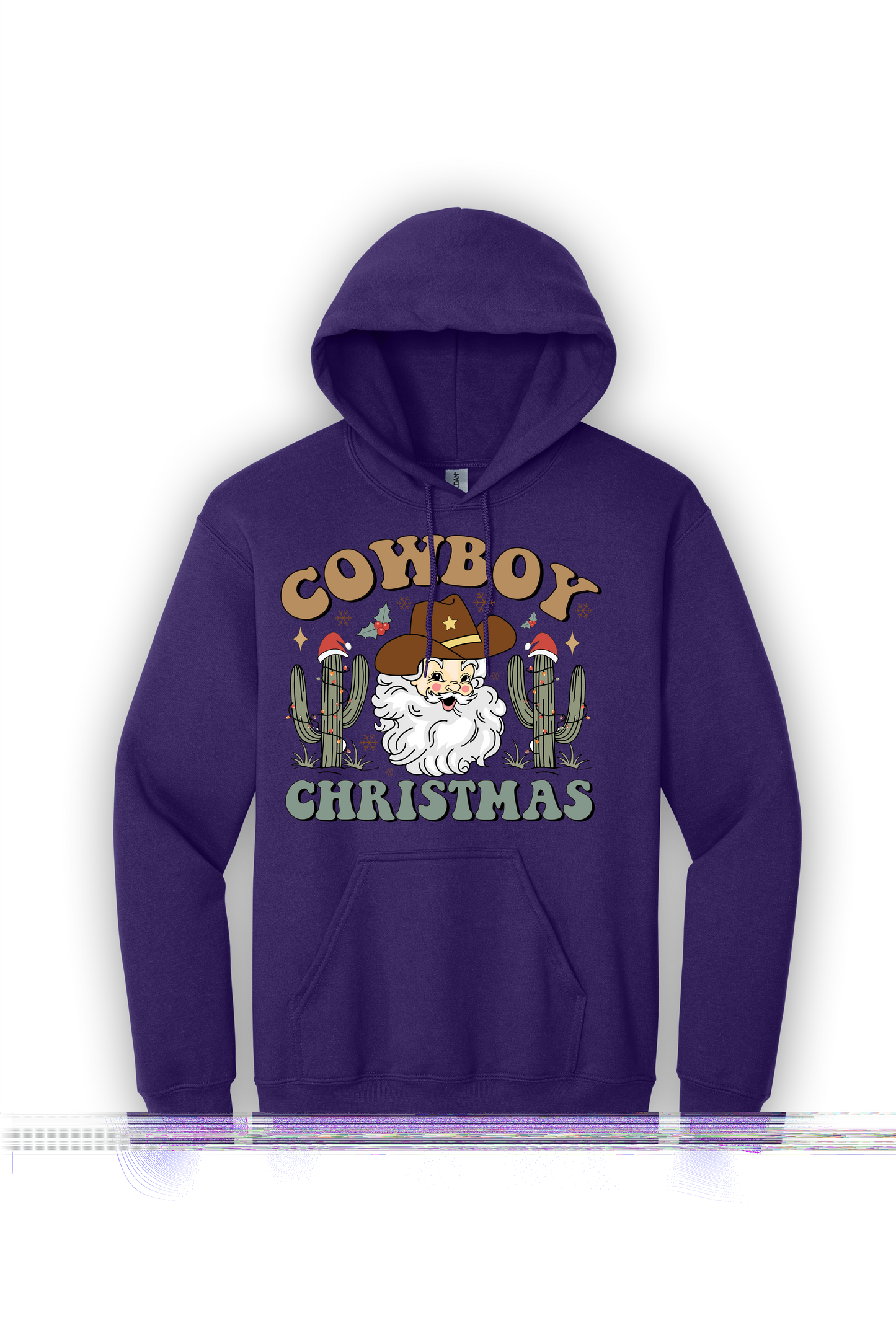 Hoodie Cowboy Christmas