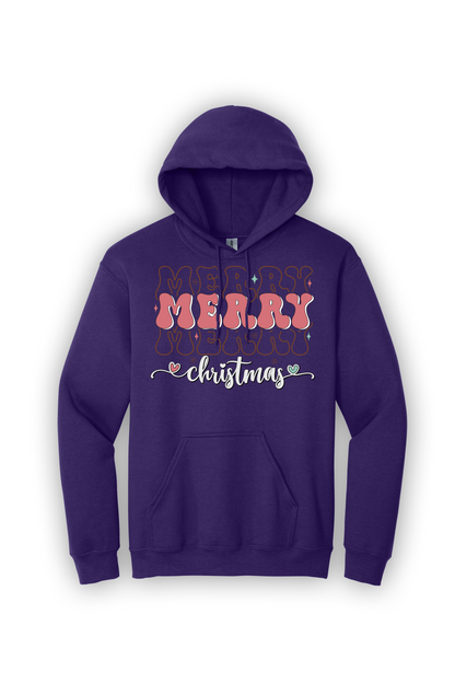 Hoodie Merry Merry Merry Christmas