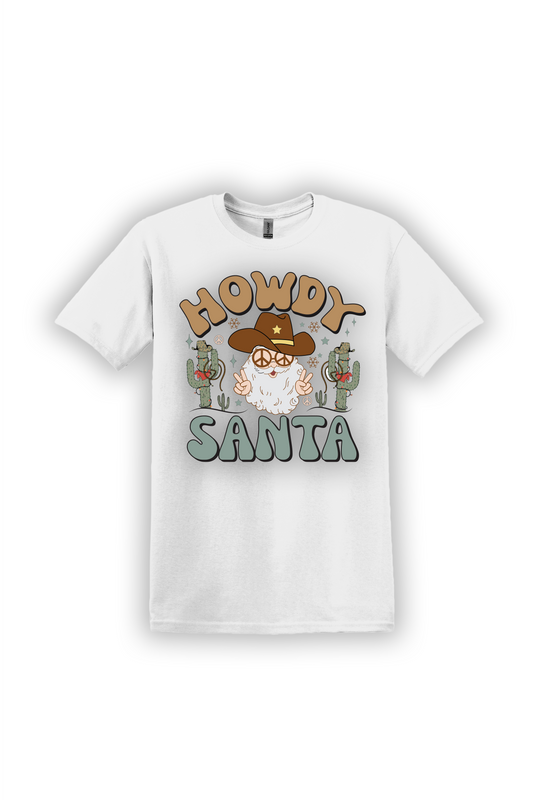 T-Shirt Howdy Santa