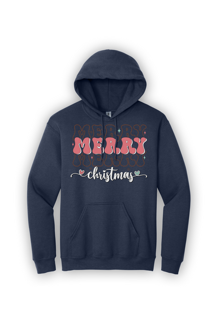 Hoodie Merry Merry Merry Christmas