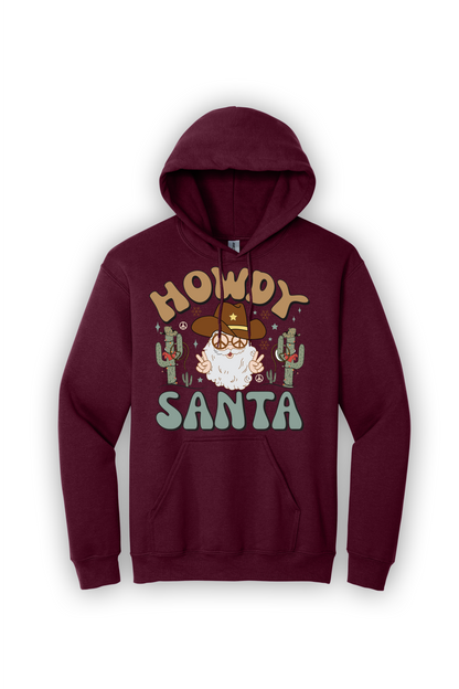 Hoodie Howdy Santa