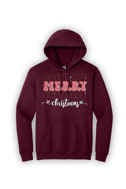 Hoodie Merry Merry Merry Christmas