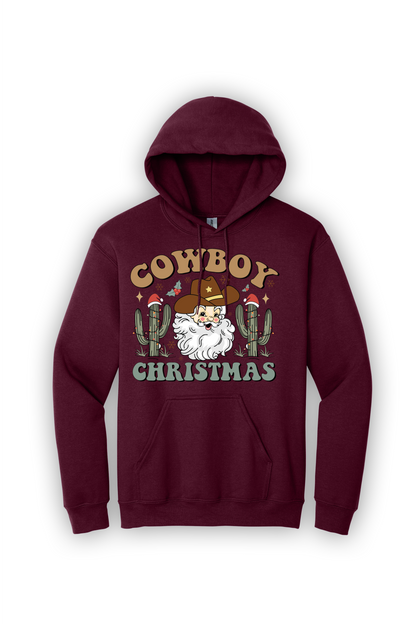 Hoodie Cowboy Christmas