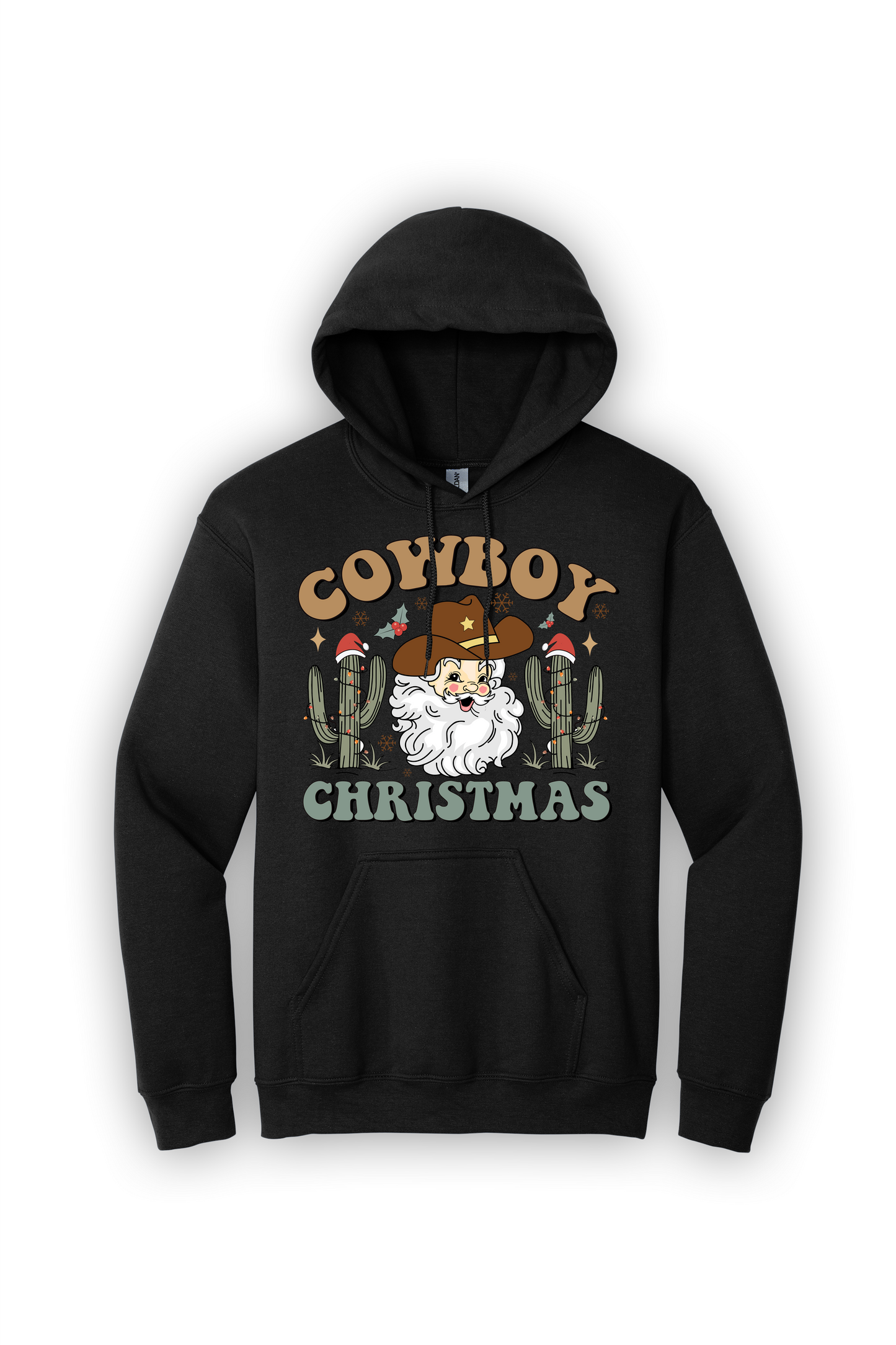 Hoodie Cowboy Christmas