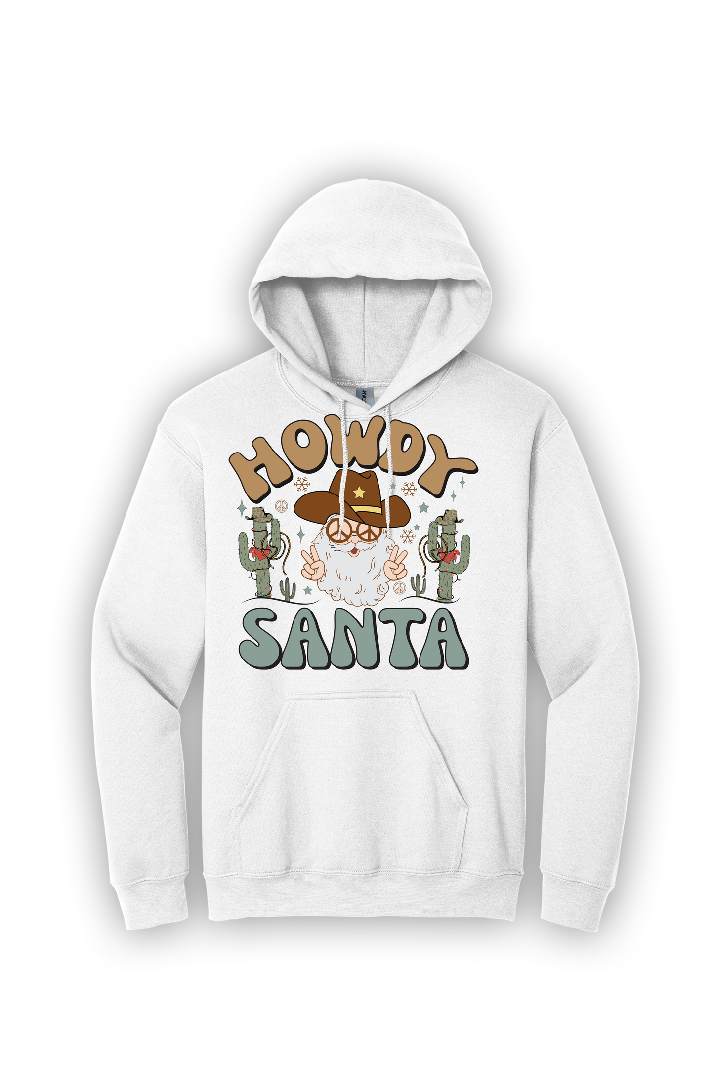 Hoodie Howdy Santa