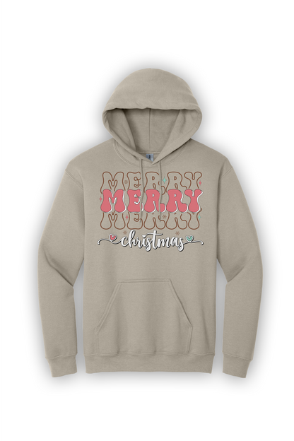 Hoodie Merry Merry Merry Christmas