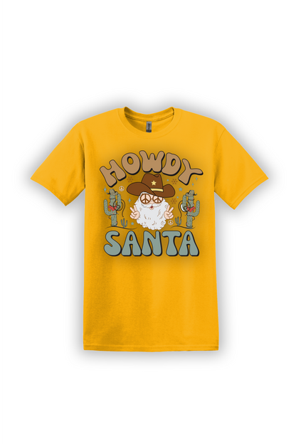 T-Shirt Howdy Santa