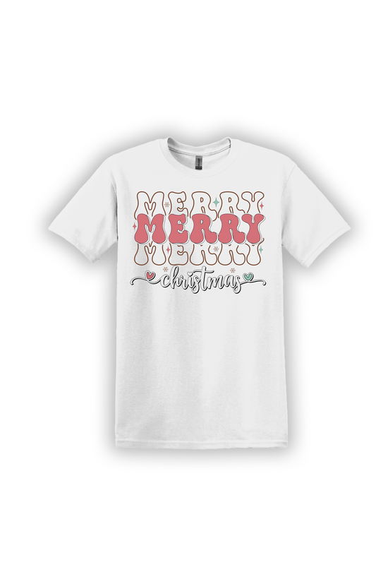 T-Shirt Merry Merry Merry Christmas