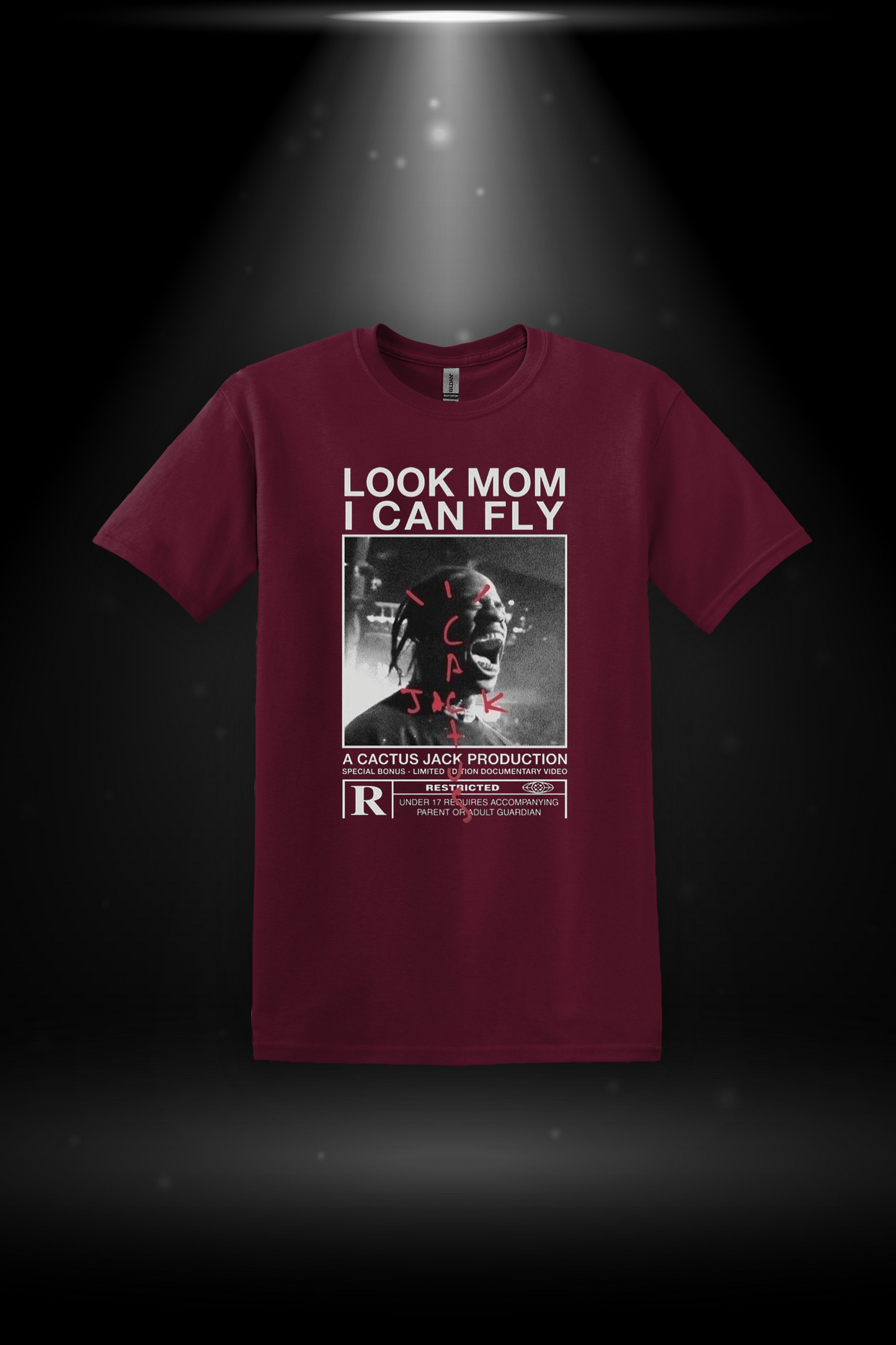 T-Shirt Travis Scott Look Mom I Can Fly