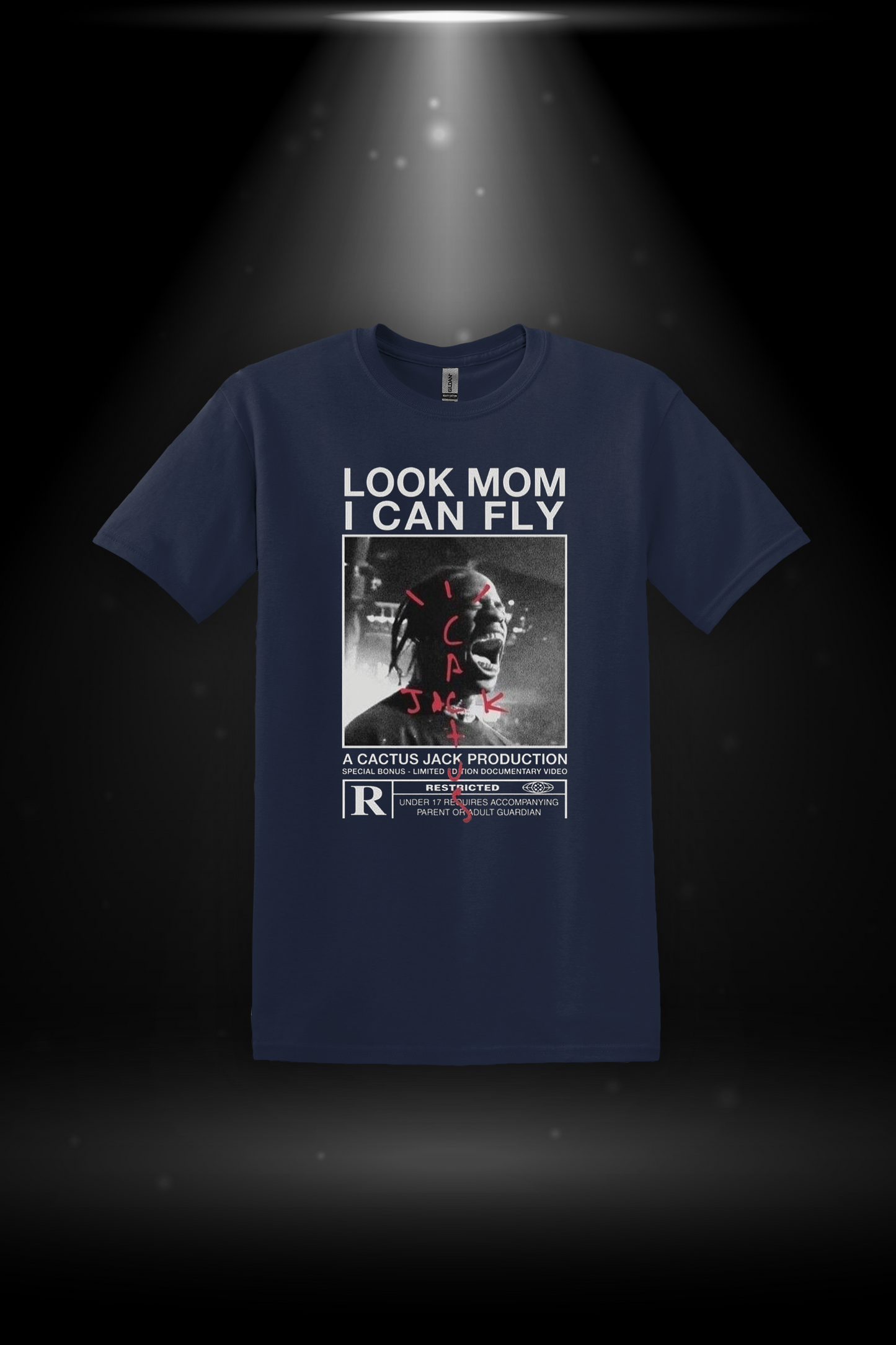 T-Shirt Travis Scott Look Mom I Can Fly