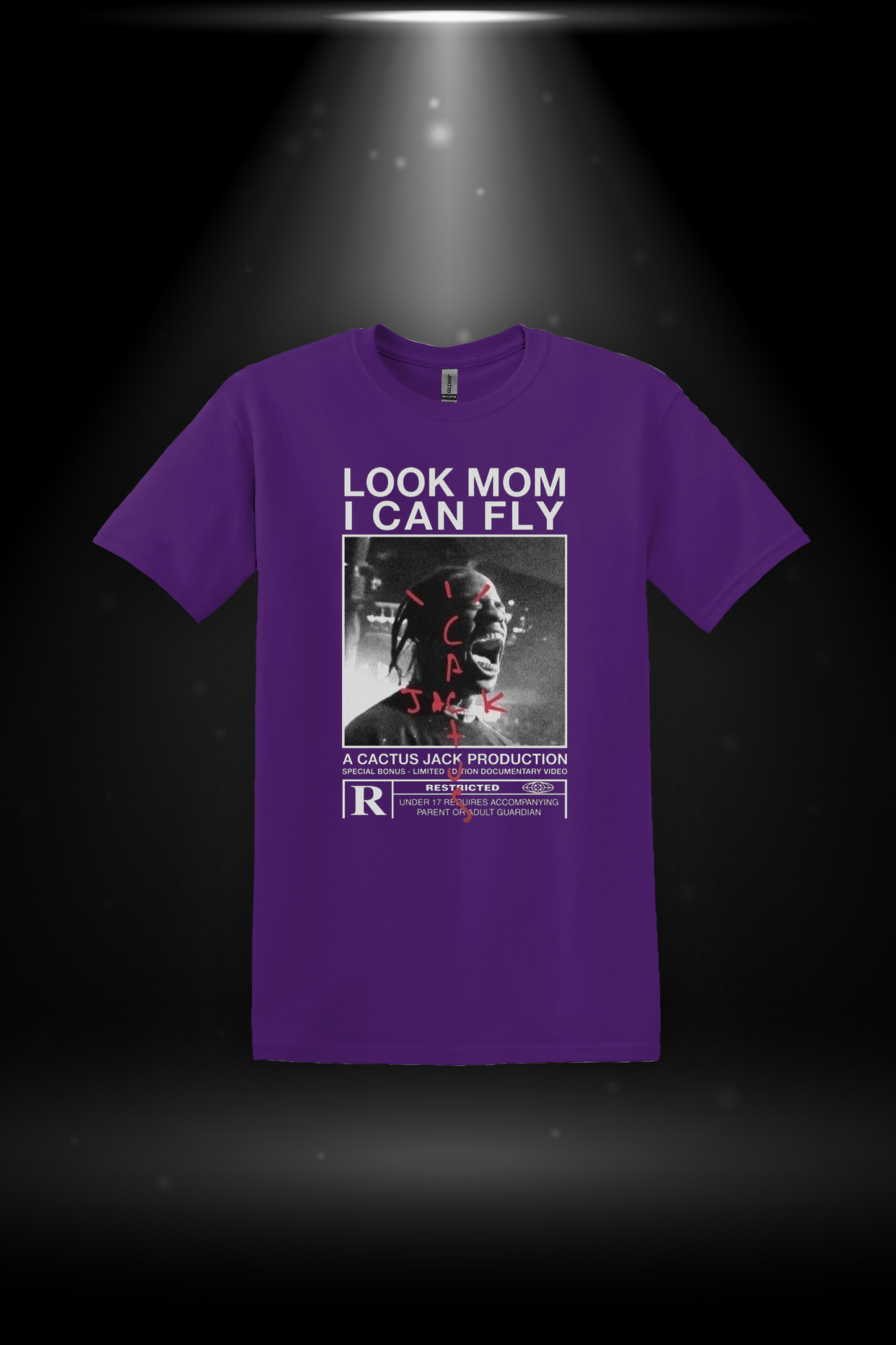 T-Shirt Travis Scott Look Mom I Can Fly