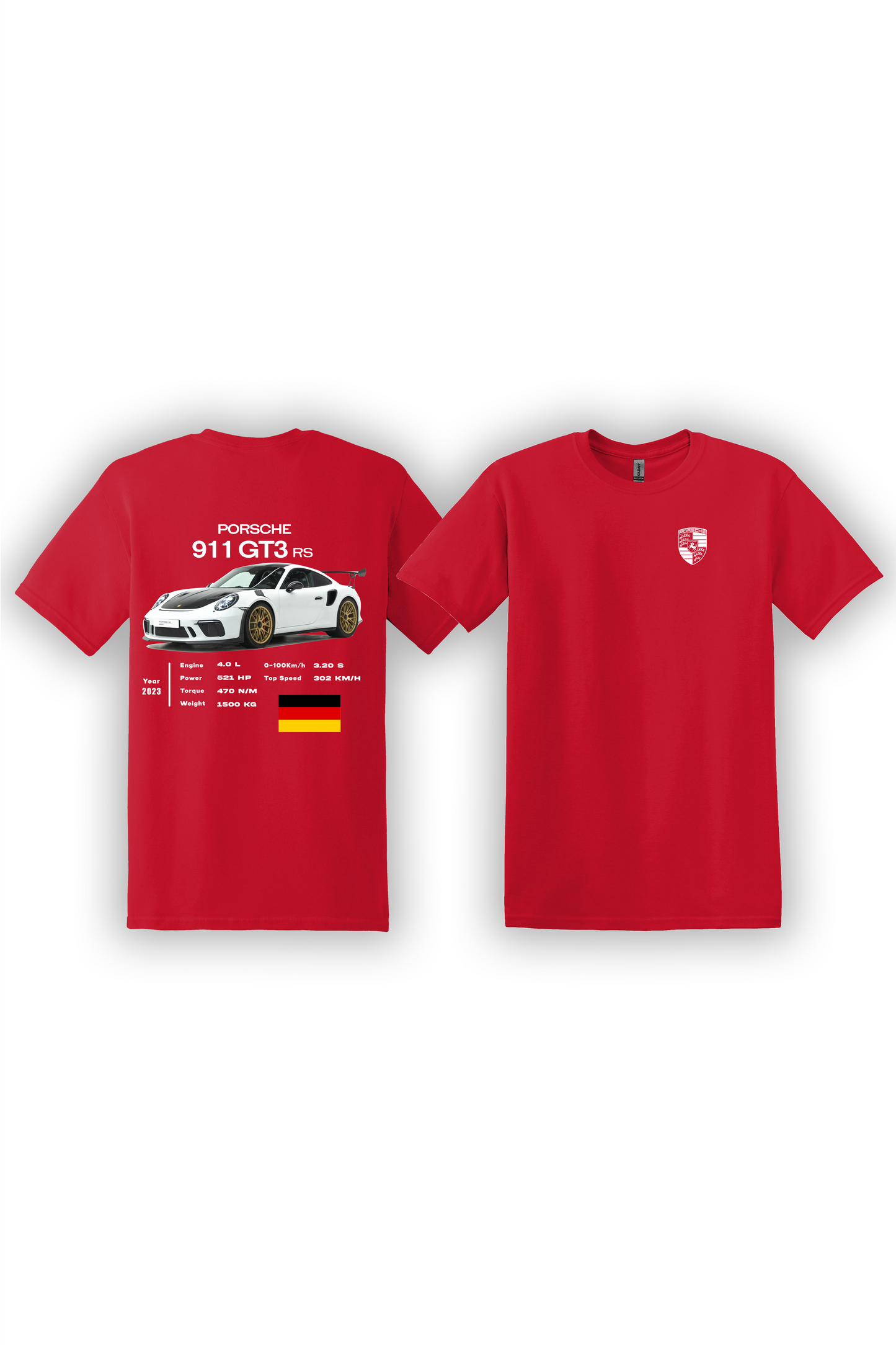 T-Shirt GT3RS Stats