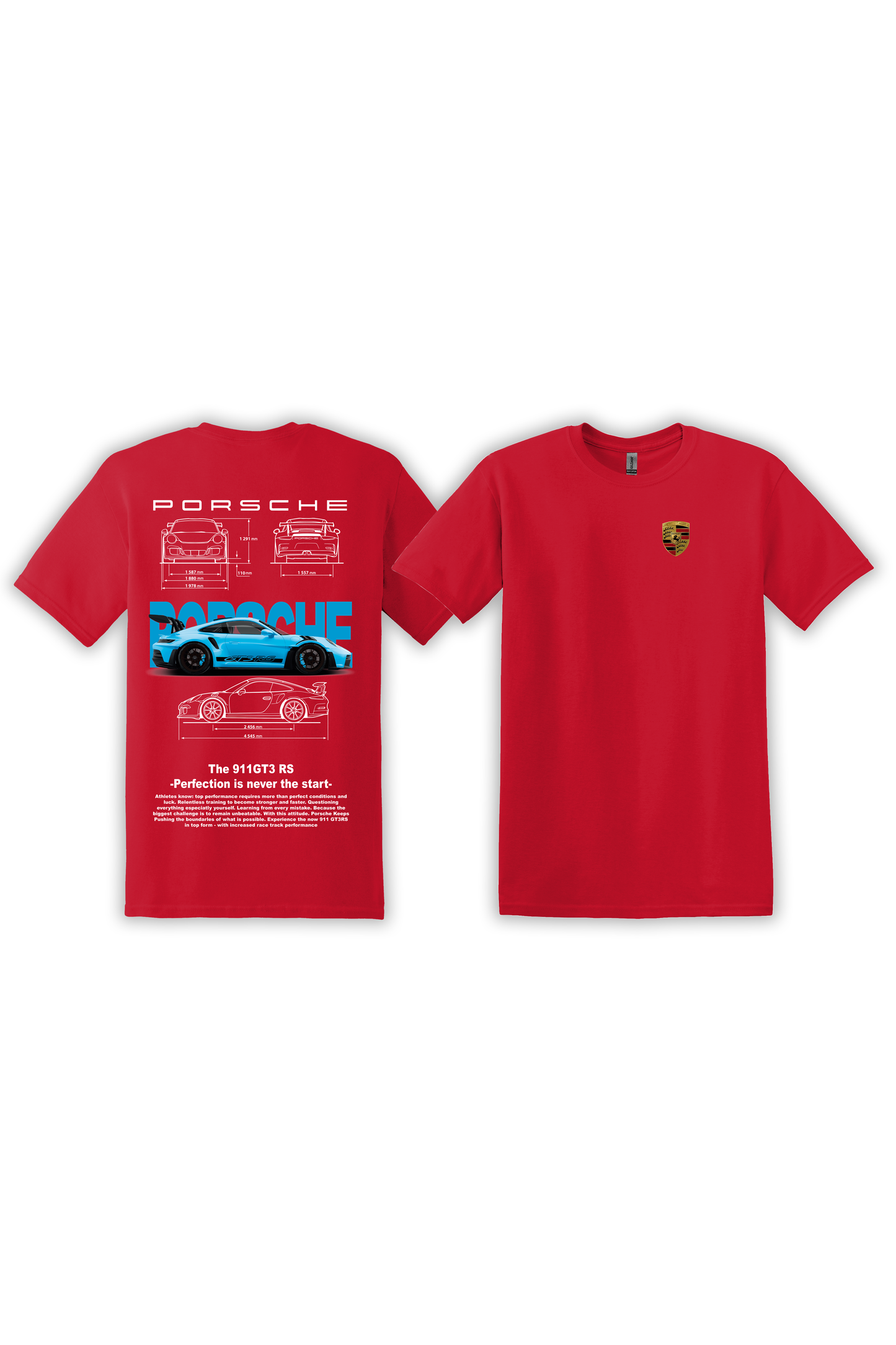 T-Shirt Porsche 991 GT3RS Blue