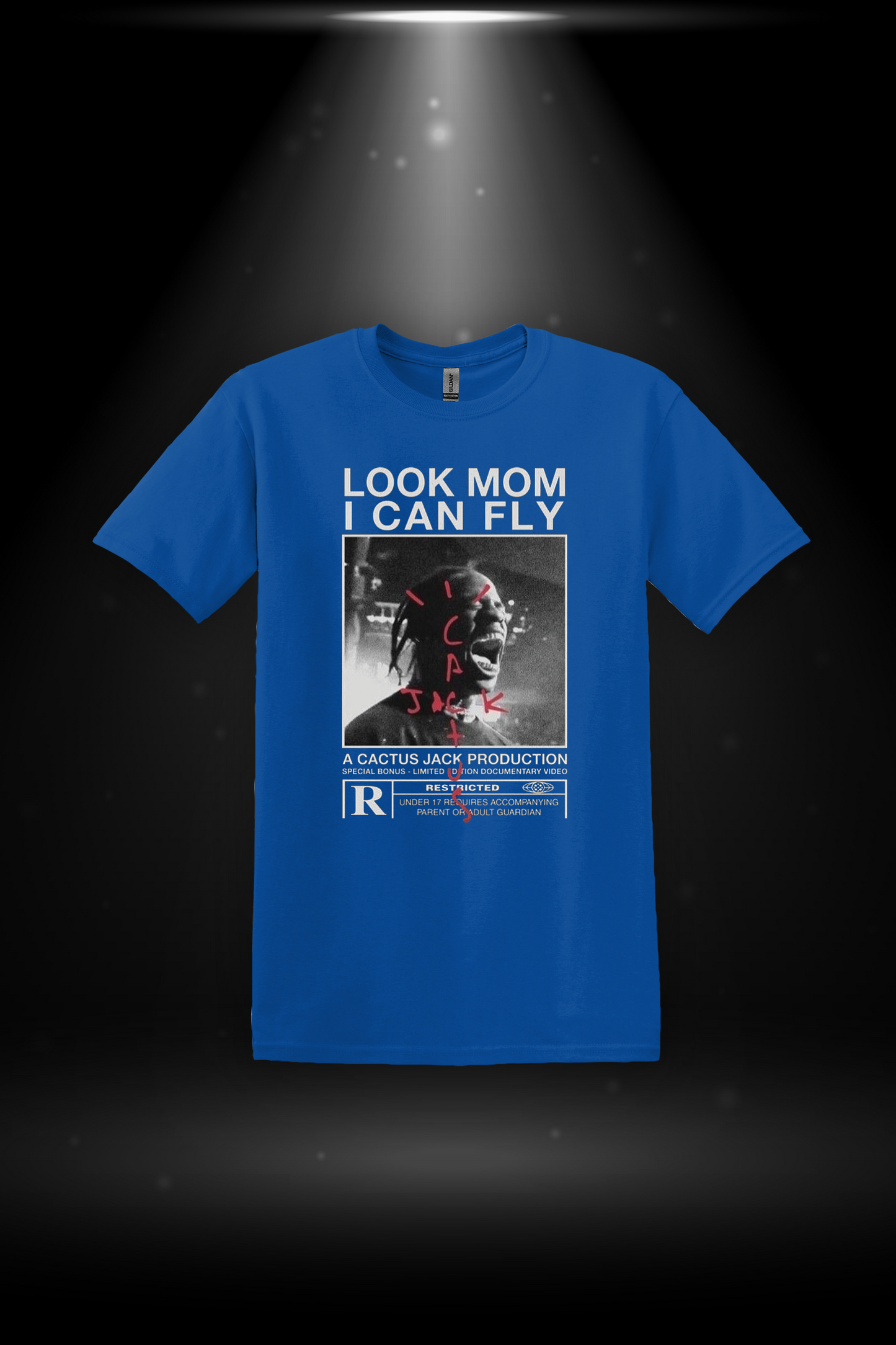 T-Shirt Travis Scott Look Mom I Can Fly