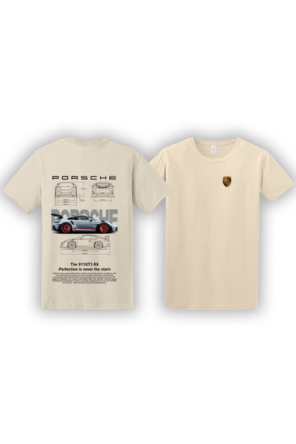 T-Shirt Porsche 991 GT3RS Argent