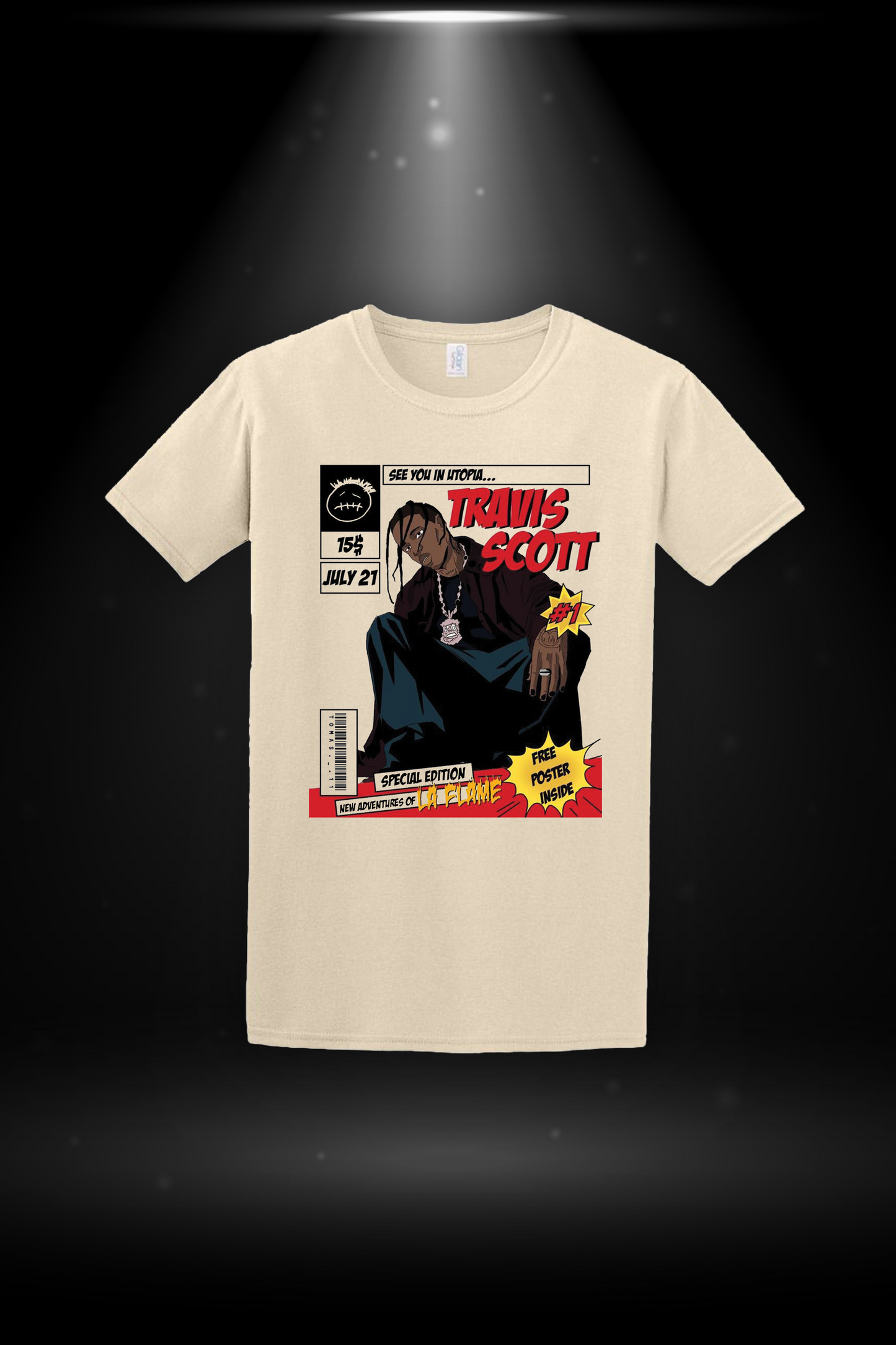 T-Shirt Travis Scott Comic