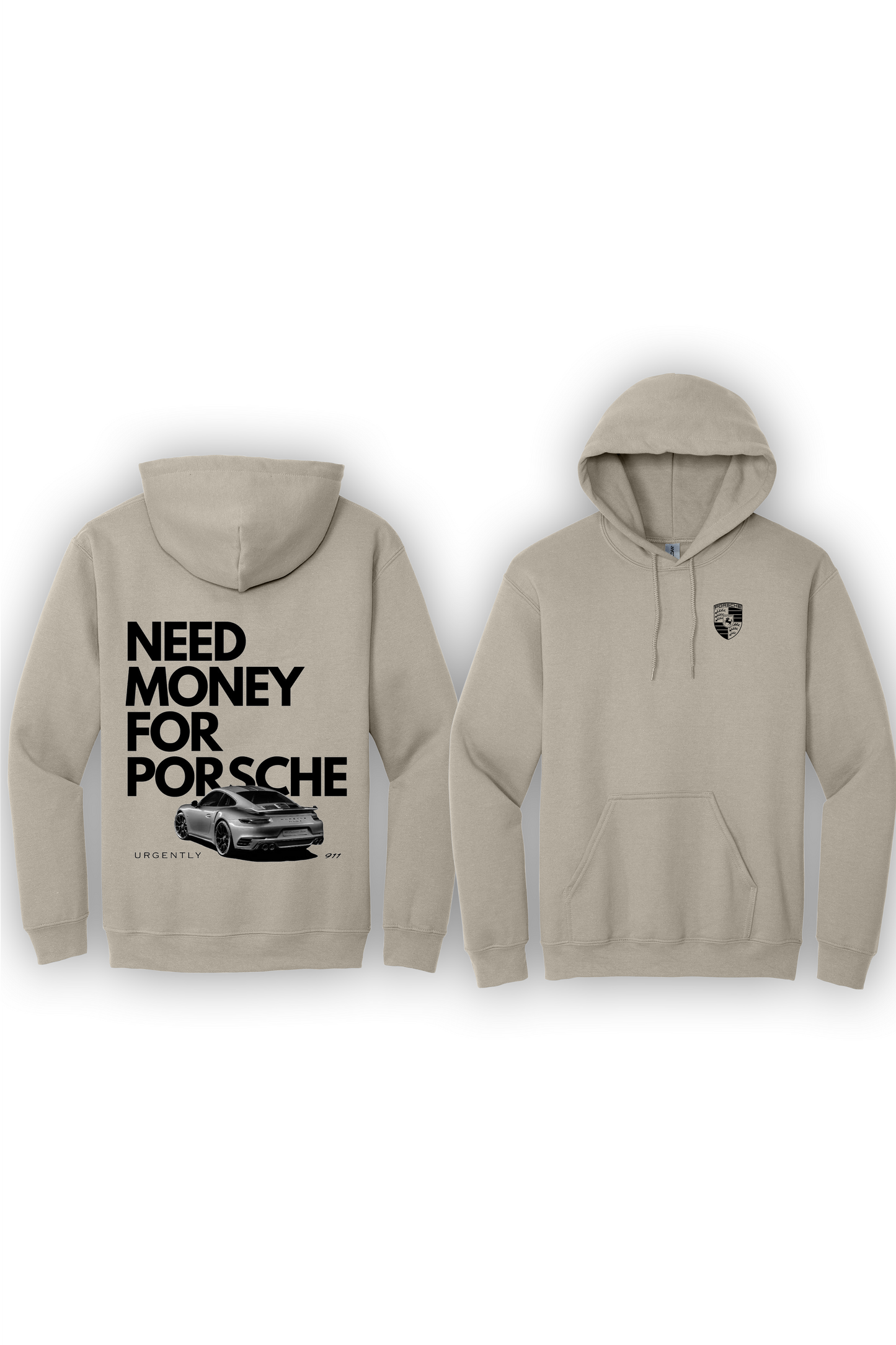 Hoodie Need Money For Porsche Graphic