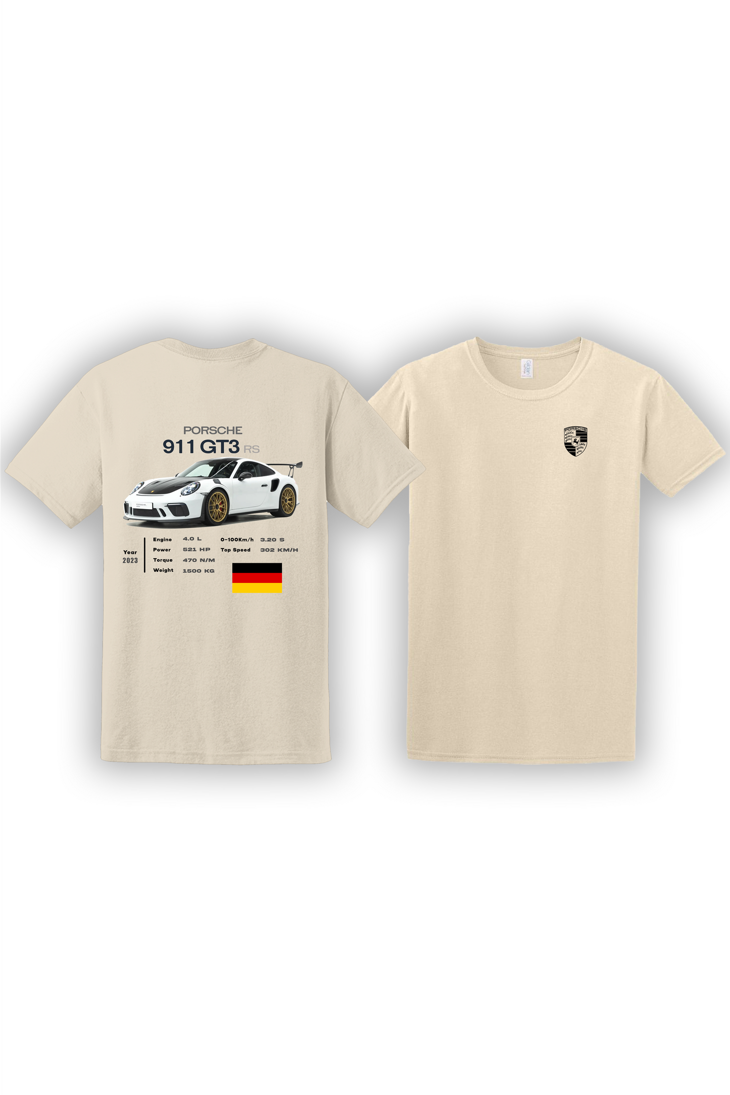 T-Shirt GT3RS Stats