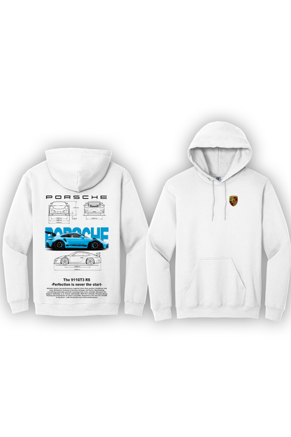 Hoodie Porsche 911 GT3RS Bleu