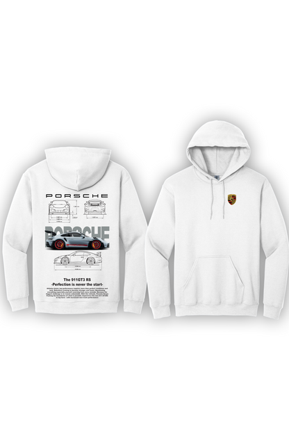 Hoodie Porsche 911 GT3RS Argent