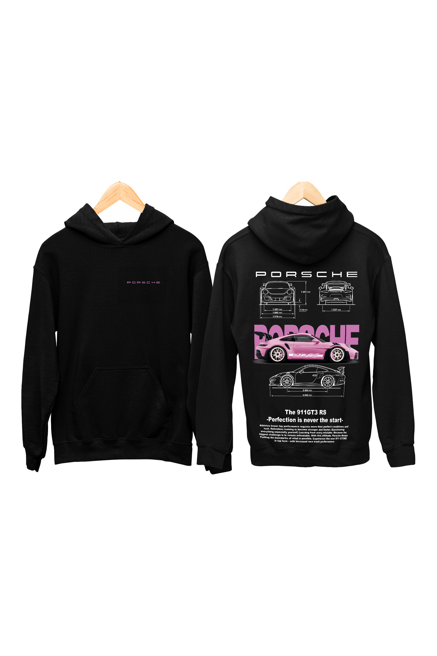 Hoodie Porsche 911 GT3RS Rose