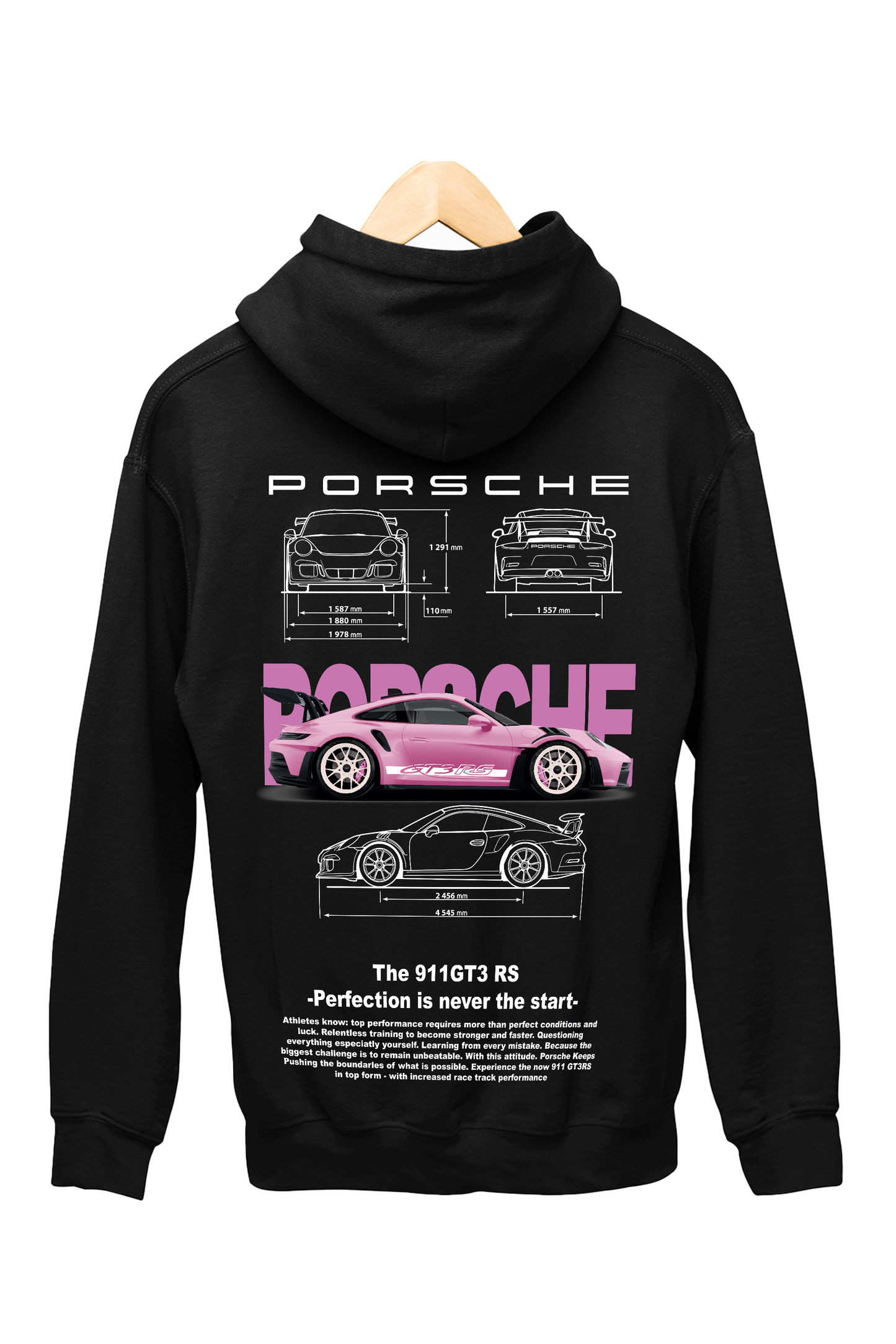 Hoodie Porsche 911 GT3RS Rose